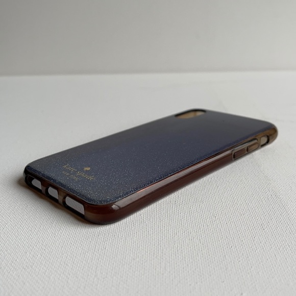 FREE with $25 purchase Kate Spade Blue Silver Ombré iPhone X Case - Picture 7 of 14